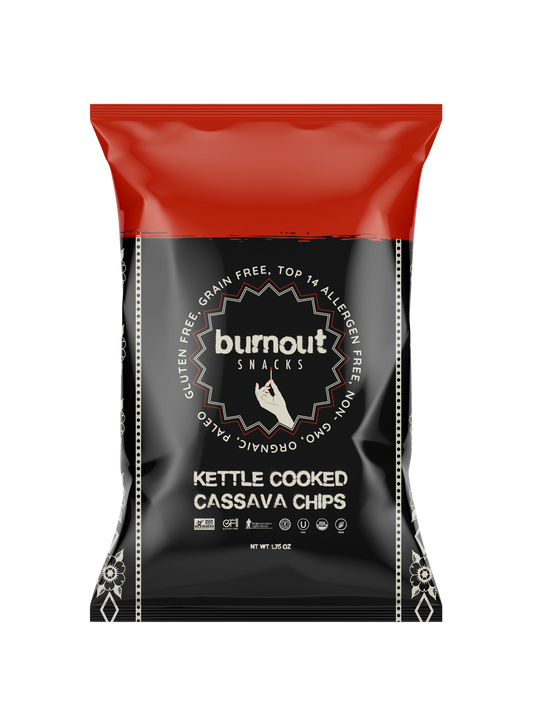 Pre Order: Box of 6 Snack Size Cassava Chips